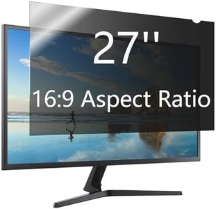 27 Inch Privacy Screen Filter for Widescreen Monitor (16:9 Aspect Ratio)-Please Measure Carefully!