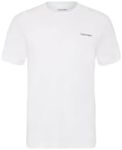 Calvin Klein Sportswear Men's Micro Logo Interlock T-Shirt, Bright White, Medium