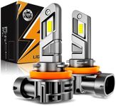 Auxbeam H11 H8 H9 Fog Lights, Wireless H11 Light for Off-Road Use or Fog Light, Plug and Play