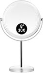 MIYADIVA Makeup Mirror, 30X Magnify