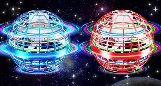 Vantexi Flying Orb Ball Toy,2026 Upgraded Parachute LED Light,Blue & Red | Magic Hand Controlled Mini Gravity Ball,Cosmic Globe Boomerang,Cool Christmas Birthday Gift for 6 7 8 9 10+ Year Boys Girls