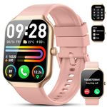 Smart Watch for Men Women with Bluetooth Call, 1.96" Smartwatch with Heart Rate Sleep Monitor Step Counter, 110+ Sport Modes Fitness Watch, IP68 Waterproof Fitness Trackers Compatible with iOS Android