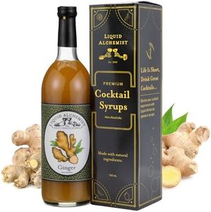 Liquid Alchemist Ginger Syrup for Cocktails - Real Ingredients Make our Liquid Ginger Puree for Cocktails the Perfect Moscow Mule Cocktail Syrup - Our Moscow Mule Syrup is Non-GMO, & Vegan (25 oz)