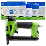 Surebonder (9600BKA) 9600B Pneumatic Heavy Duty Standard T-50 Type Stapler Kit, 1/4-Inch-9/16-Inch, 7-Piece. AIR Compressor NOT Included in The KIT However is Needed to Operate This Tool