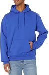 Hanes Men's Pullover Ultimate Heavyweight Fleece Hoodie, Deep Royal, Medium