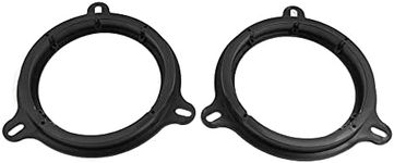 Uxcell 2Pcs 6.5" 20mm Depth Car Speaker Spacer Ring Adapter Bracket Extender for Nissan