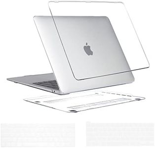 T Tersely Case for MacBook Pro 13 inch M2 2024 2023 2022 2021 2020-2016 Release A2338 M1 A2289 A2251 A2159 A1989 A1706 A1708, Plastic Hard Shell Cover & Keyboard Cover Skin - Clear