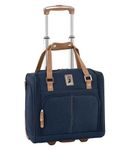 LONDON FOG Unisex's Wallington Carry-On Luggage, Denim, 15"