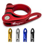 IMPALAPRO Bike Quick Release Seatpost Clamp - Bike Seat Clamp - Seat Clamp Bike - Bike Seat Post Clamp- Seat Post Clamp - Bicycle Seat Clamp - Bike Seat Lock Clamp 7075CNC (Red, 34.9 mm)