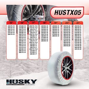 Husky XXL Textile Snow Chain – Heavy Duty Tire Traction Cover