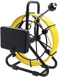 KAOLALI 30M Inspektionskameras mit 5" LCD Monitor, IP68 wasserdichte Endoskopkamera mit DVR Kanalkamera Rohrkamera Inspektion mit 5000mAh Batterie, 6 LED-Licht für Abwasserleitung, Heimrohr