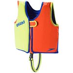 Speedo Kids UPF 50+ Begin to Swim Classic Swim Vest, Lime/Orange, Medium