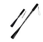 Lify Shoe Horn Long Handle,17"-33.5" Retractable Shoe Horn, Plastic Aluminum Shoe Horn and for Men Women Kids Seniors