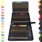 ZZONEART 72 Colored Pencils Professional Drawing Pencils Art Set with Zipper Case for Adults Coloured Pencils for Coloring Book Drawing Writing Sketching and Doodling Designs