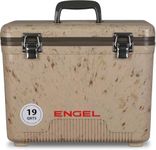 ENGEL Cooler Box 19qt (18 litres) Leak-Proof, Air Tight, Drybox Cooler for Camping, Fishing, Hiking, Small Hard Shell Lunchbox Cooler for Men & Women, 42 x 28.6 x 32.4 CM Small Cool Box