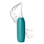 HappyPo XL Easy-Bidet 2.0 - Portable Handheld Bidet Sprayer for Travel, No Battery Required, Gentle Water Cleansing, Ideal for Menstrual Care, Postpartum, and as a Poo Spray for Toilet - Petrol Color