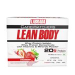 Labrada Lean Body CarbWatchers | 650g | Strawberry | High-Protein | Low-Carb | Meal Replacement Shake | 20+ vitamins and minerals |