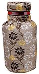 Kuber Industries Polyester Dust-Water Proof LPG Gas Cylinder Cover (KUBMART015488_Brown)