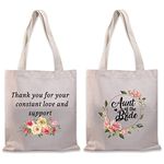 Aunt Of The Bride Tote Bag Wedding Gift For Aunt Thank You For Your Constant Love And Support Bag (Bride aunt TGCA)