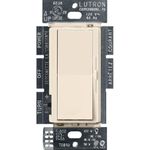 Lutron Diva LED+ Dimmer for Dimmable LED, Halogen and Incandescent Bulbs | Single-Pole or 3-Way | DVCL-153P-LA | Light Almond