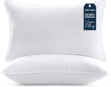 Utopia Bedding Bed Pillows for Sleeping (White), King Size, Set of 2, Hotel Pillows, Cooling Pillows for Side, Back or Stomach Sleepers