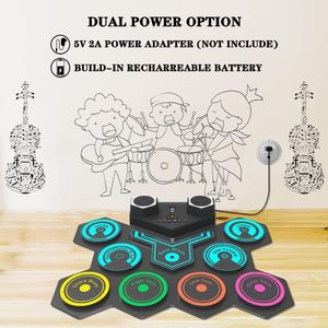CNAPXAIA Portable Electric Drum Kit – Compact Digital Practice Set