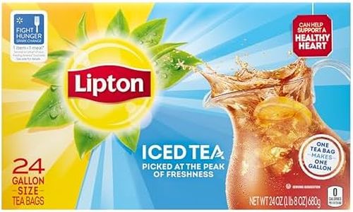 Lipton Unsweetend Iced Tea Bags, Gallon-Sized, 24 Total Tea Bags