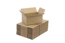 SmithPackaging Single Wall Cardboard Shipping Boxes 229x152x102mm (9x6x4") Pack of 25 Cartons