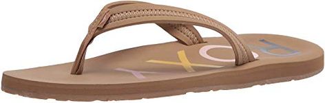 Roxy Women's Vista Sandal Flip Flop, Open Beige, 4 UK