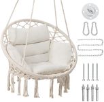 KROFEM Macrame Hammock Hanging Swin