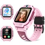 imoo Watch Phone, 4G Kids Smartwatch Phone with HD video calling,Smart Watch for Kids with GPS real-time positioning and IPX8 Water Resistance (Z3, Pink)