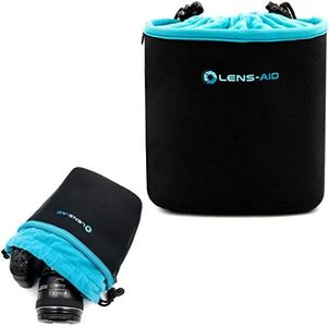 LENS-AID Neoprene Borsa Fotocamera Imbottita – M – Protezione per Fotocamere e Accessori