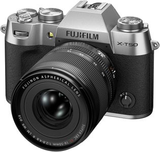 Fujifilm X-T50 Mirrorless Camera Silver with XF 16-50mm Lens
