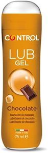 Control Lub Chocolate - Gel lubricante sin azúcar ni parabenos con sabor a chocolate, 75 ml