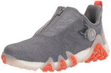 adidas Men's Codechaos 22 Boa Golf Shoe, Grey Three/Impact Orange/Pulse Blue, 9.5 UK