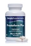 Prostaform Capsules with Pumpkin Seed Extract, L-Glutamine & L-Arginine HCL | Vegan & Vegetarian Friendly | 180 Capsules | Manufactured in The UK