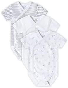 Stellou & friends Baby Body Shortsleeve, gris, 86-92