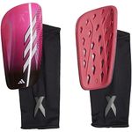 adidas Unisex-Adult X League Shin Guards, Team Shock Pink/Zero Metallic/Black, Large