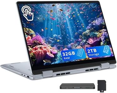 Dell Plus 14" 2K 2-in-1 Touchscreen Laptop, Intel Ultra 9 288V, 32GB LPDDR5X, 2TB Storage(1TB SSD+1TB Docking Station Set), Intel Arc Graphics, Backlit Keyboard, Fingerprint, Wi-Fi 7, Win 11, Blue