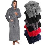 Ross Michaels Mens Luxury Robe Hood