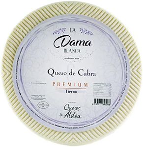 QUESOS LA ALDEA | Queso Artesano de Cabra Tierno | Pequeño 1 kg | Kits y Packs de Quesos | Cajas Degustación y Gourmet | Disponible: Entero, en Cuartos o Mitades