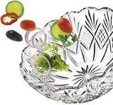 Godinger 8.5" Serving Bowl, Salad Bowl - Dublin Collection, Giftable Packaging