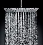 Marcoware SS Breezo Heavy Duty Bathroom Overhead Shower Head 8 Inches, Chrome, Polished Finish