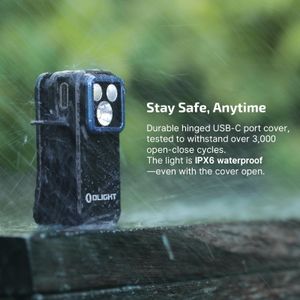 OLIGHT Oclip Pro 500 Lumens Clip-On Flashlight – Black