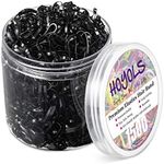 Hoyols Black Rubber Band Hair Ties 