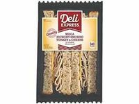Deli Express Mega Deli Smoked Turkey And Cheese Sandwich (5.8 OZ, 8 Per Case)