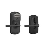 Schlage FE595 PLY 622 LAT Plymouth Keypad Entry with Flex-Lock and Latitude Lever, Matte Black