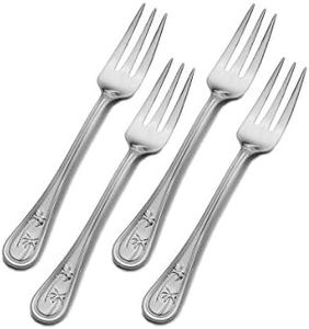 Towle Living Palm Breeze Stainless Steel Cocktail Fork, Set of 4