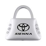 Toyota Sienna Clear Crystals Purse Shape Key Chain