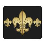 CafePress Gold Fleur De Lis Mousepad Non-slip Rubber Gaming Mousepad